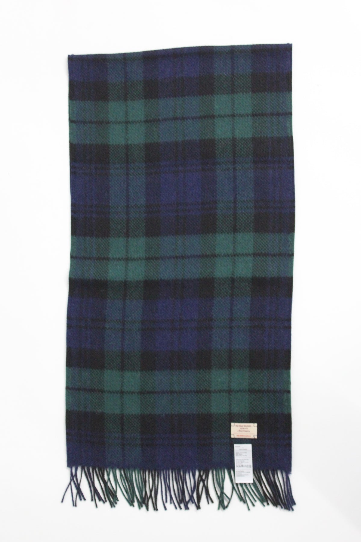 THE INOUE BROTHERS TARTAN SCARF- BLACK WATCH
