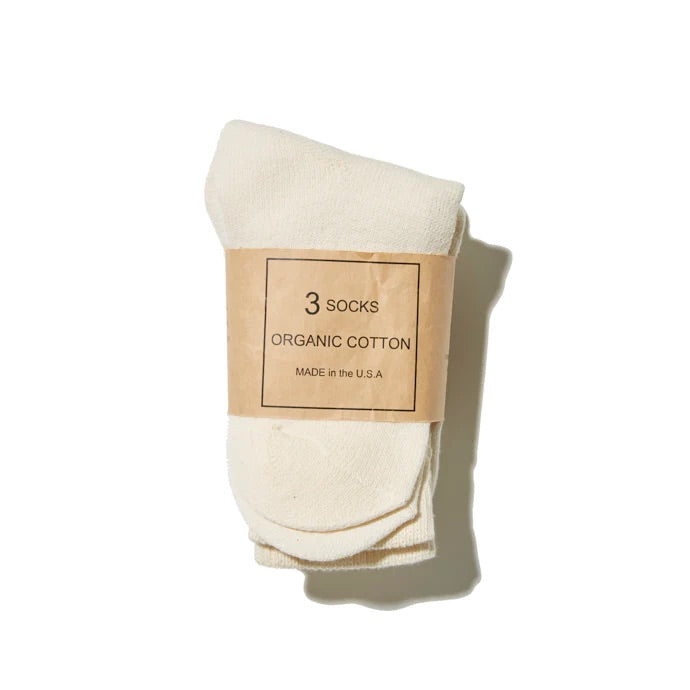 Chaussettes en coton biologique 3 packs