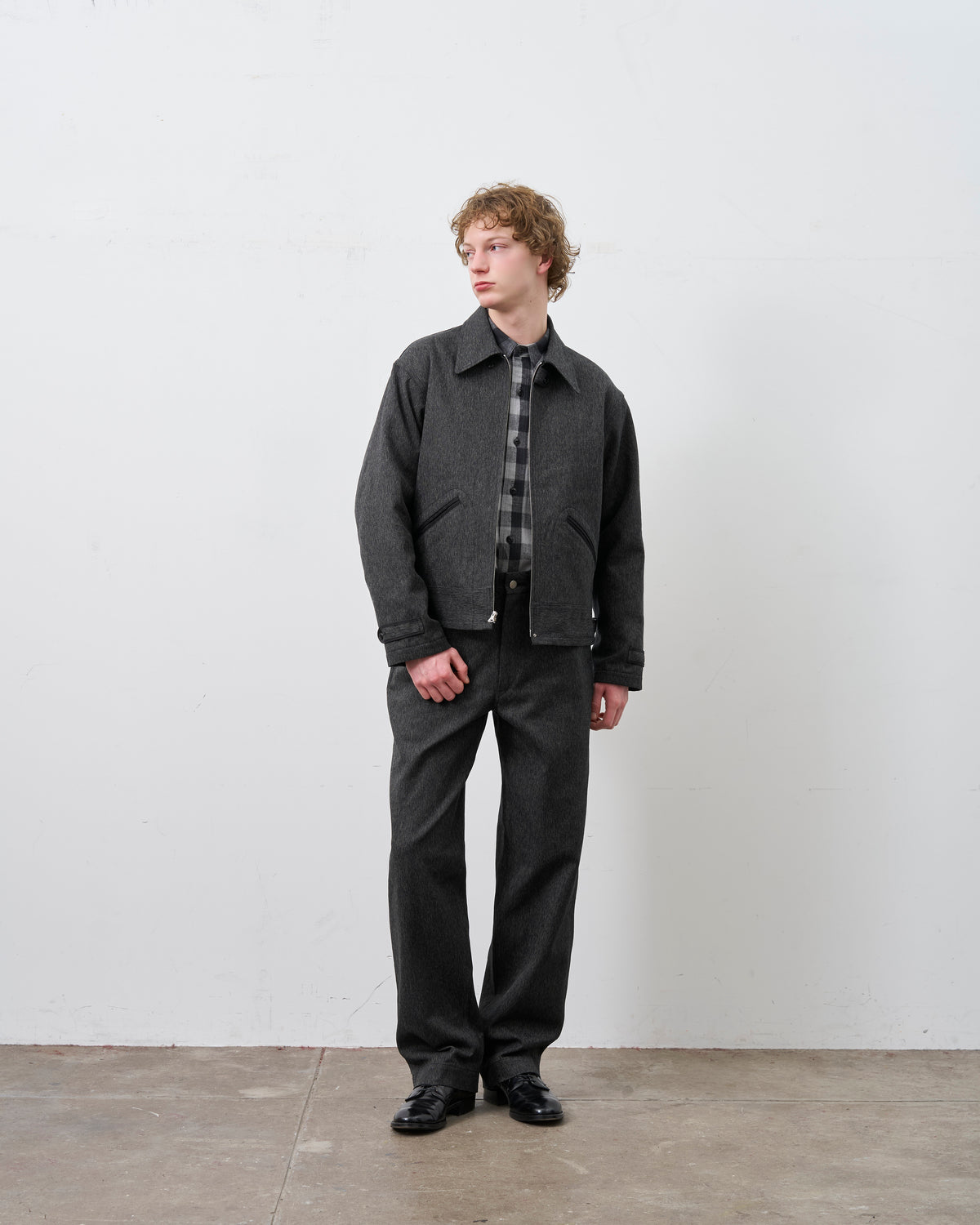 BIG YANK LEO JACKET HEATHER TWILL