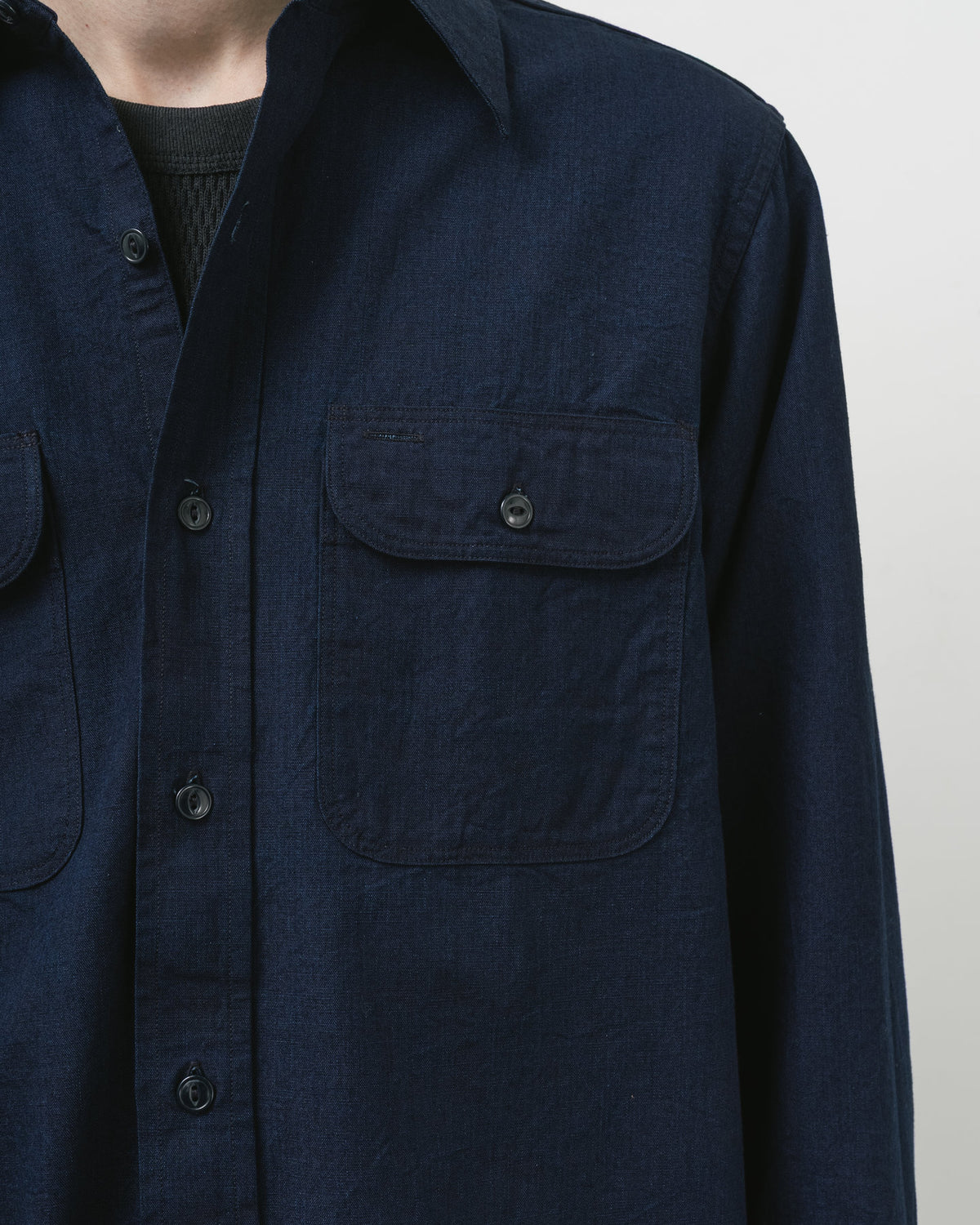 PETER CHAMBRAY- DARK INDIGO
