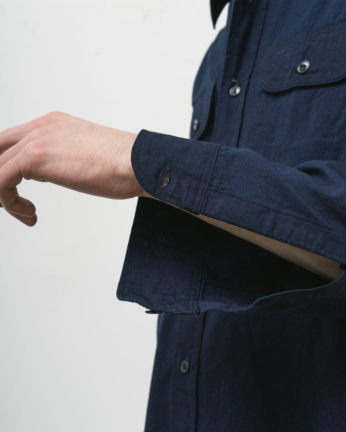 PETER CHAMBRAY- DARK INDIGO