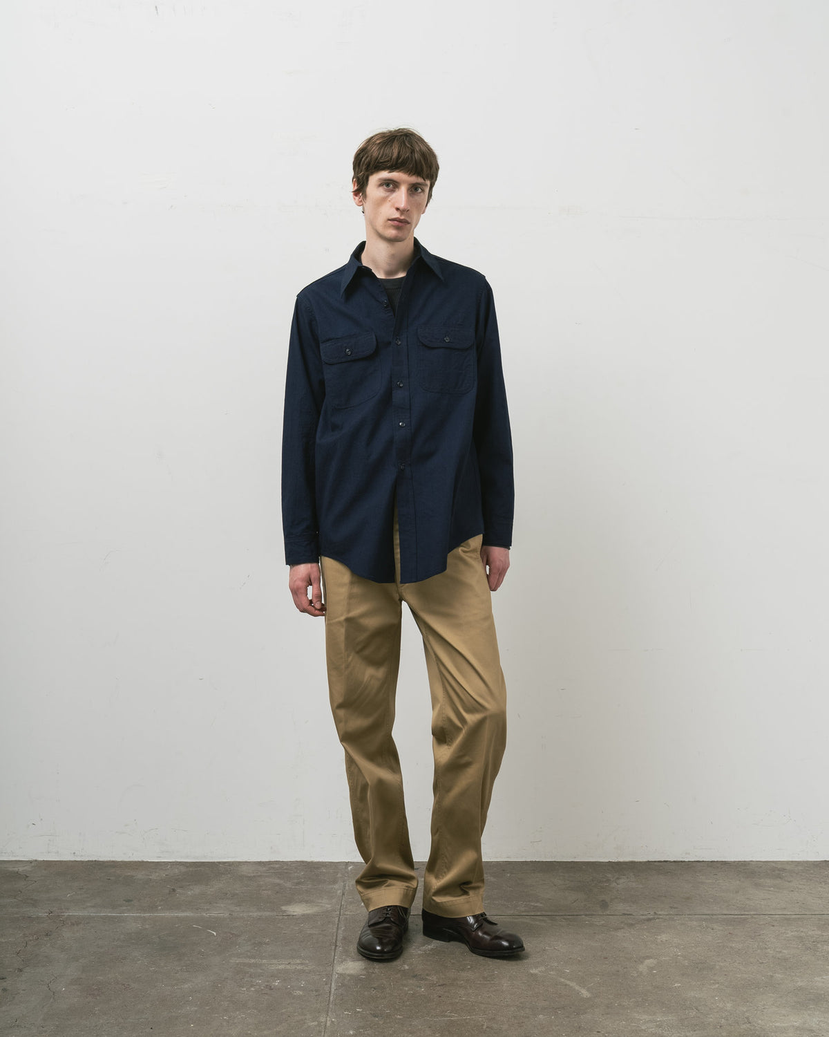 PETER CHAMBRAY- DARK INDIGO