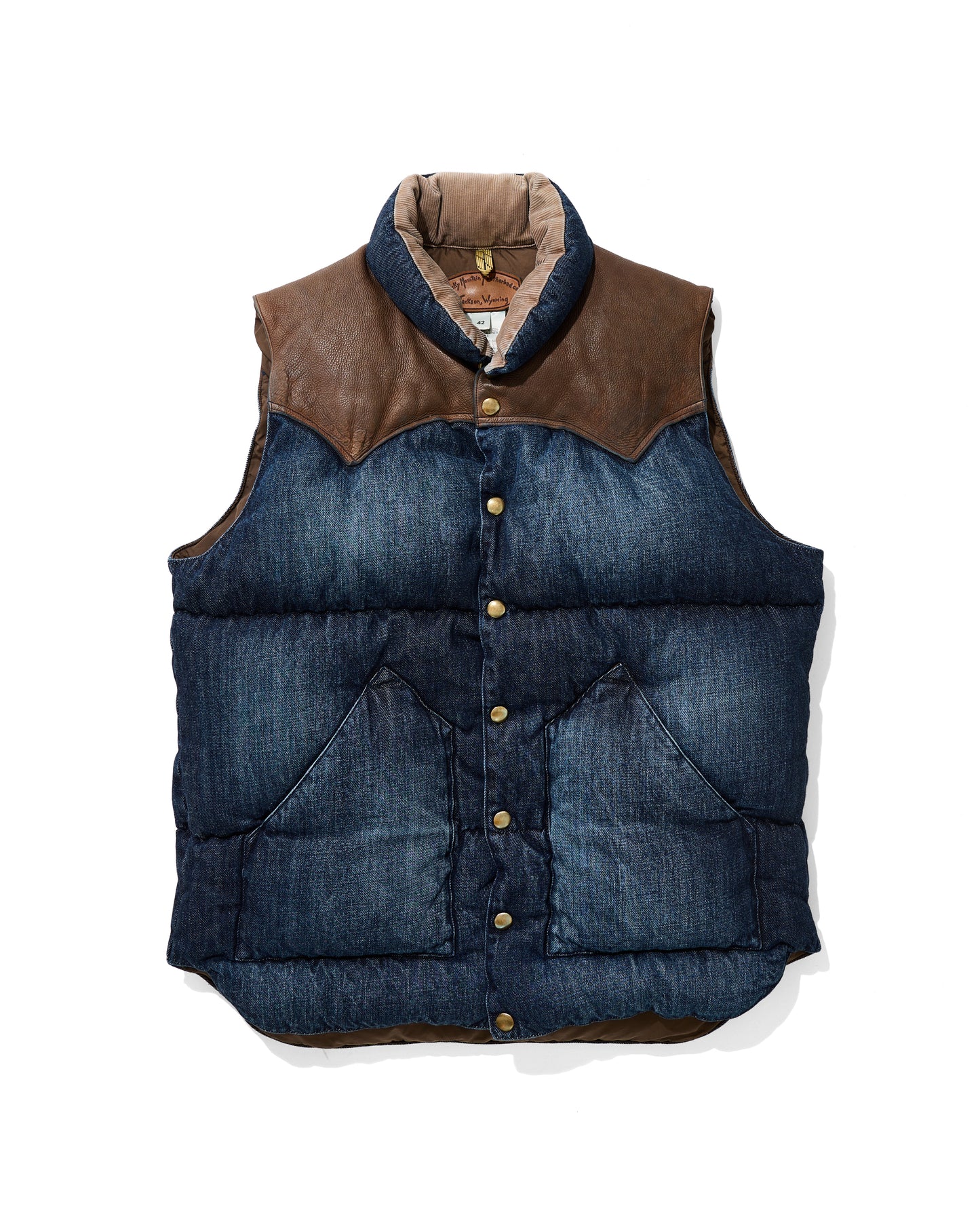 DOWN VEST DENIM(USED WASH)