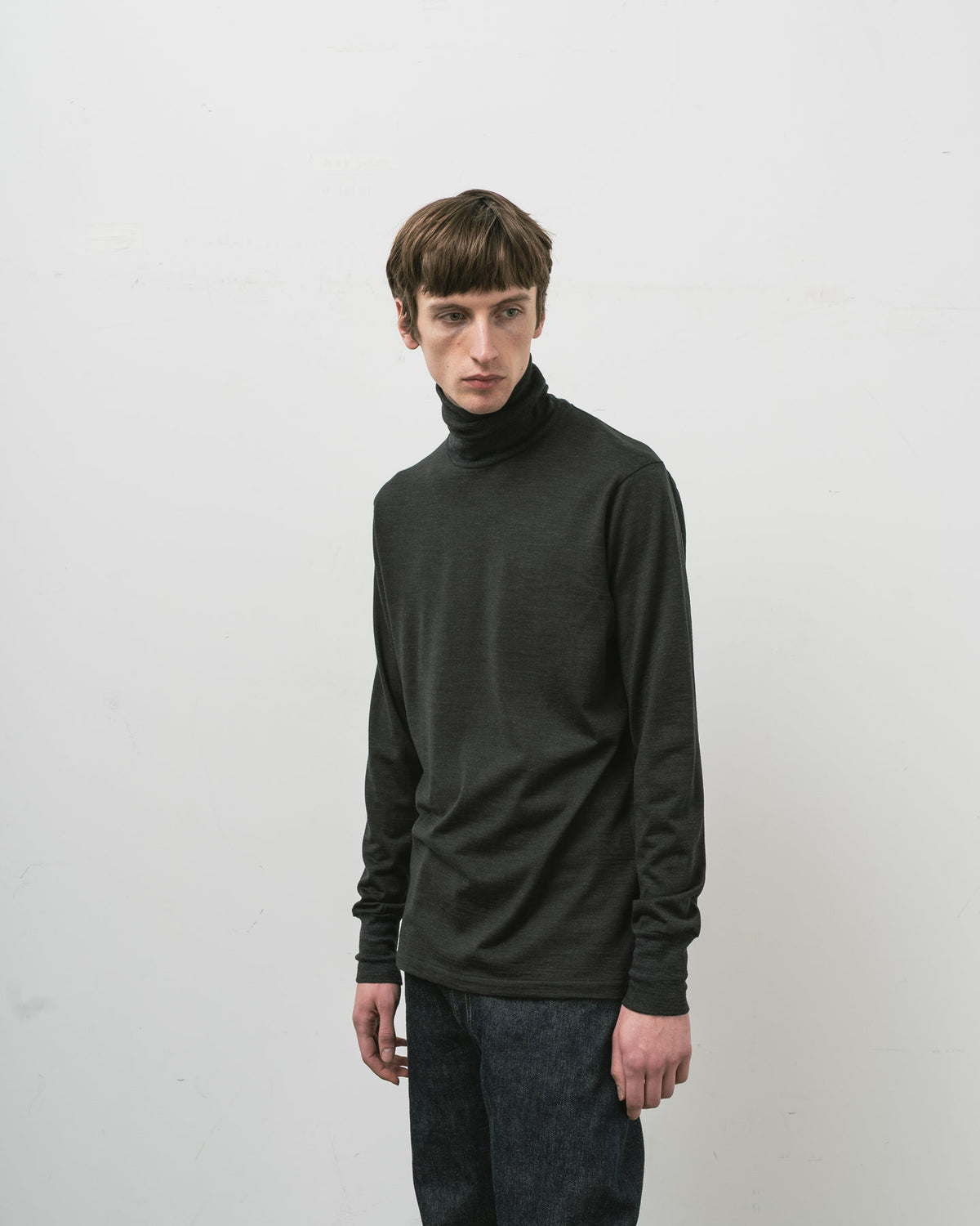 SFM(SuperFineMerino) TURTLE NECK TEE