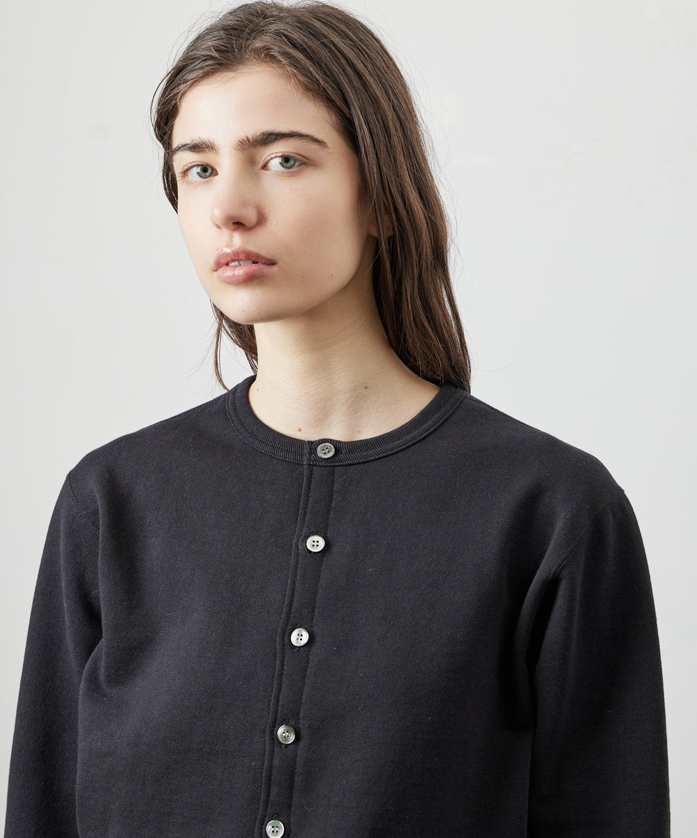 [LADIES] SWEAT CREW NECK CARDIGAN