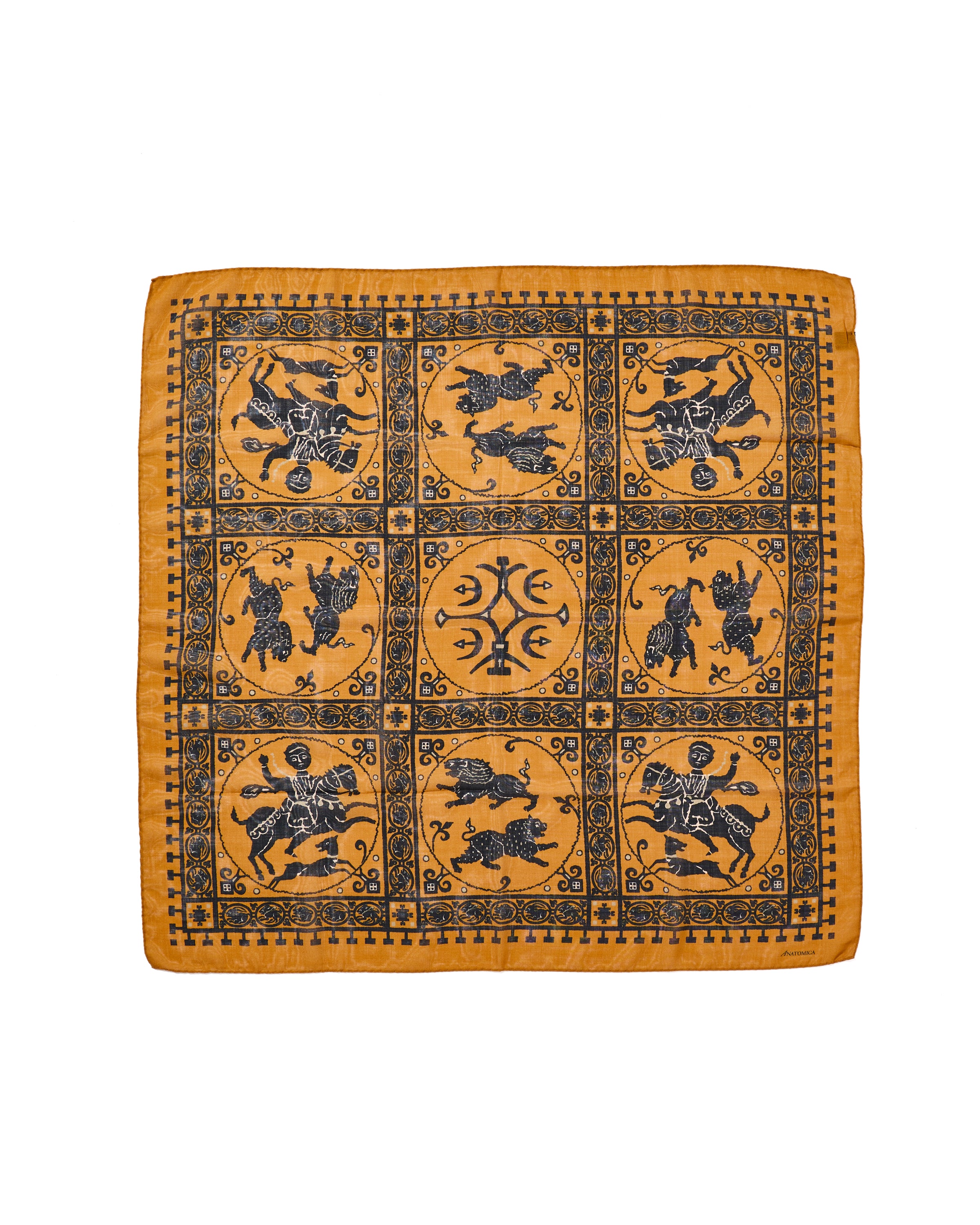 SQUARE SCARF MOSAIC ANIMALS – ANATOMICA TOKYO FLAGSHIP STORE