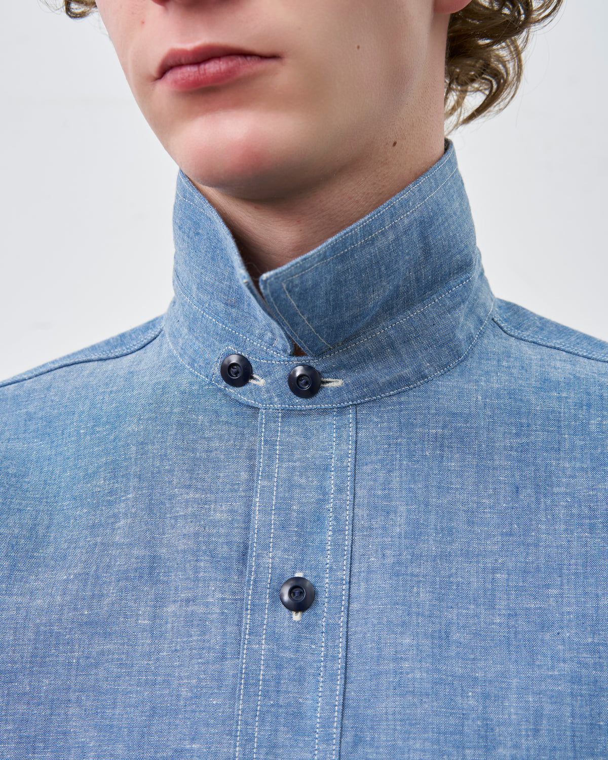 BIG YANK Y1929 CHAMBRAY SHIRT-INDIGO