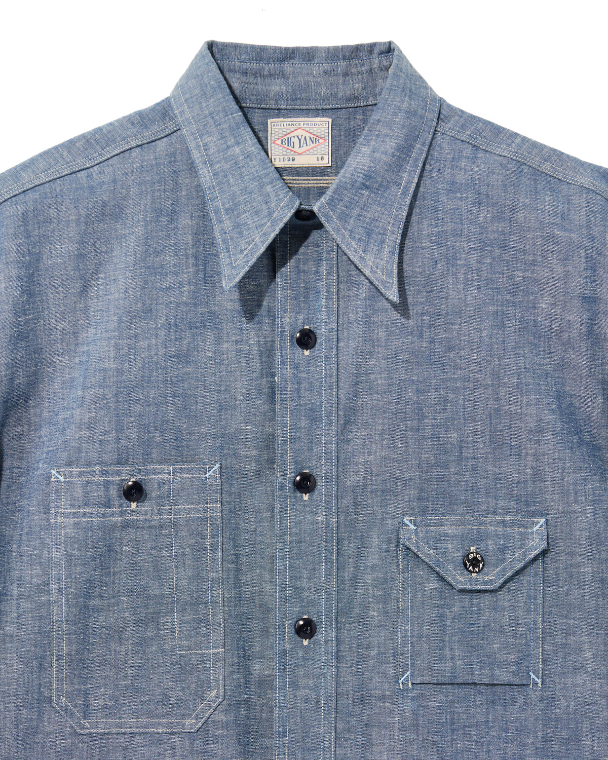 BIG YANK Y1929 CHAMBRAY SHIRT-INDIGO