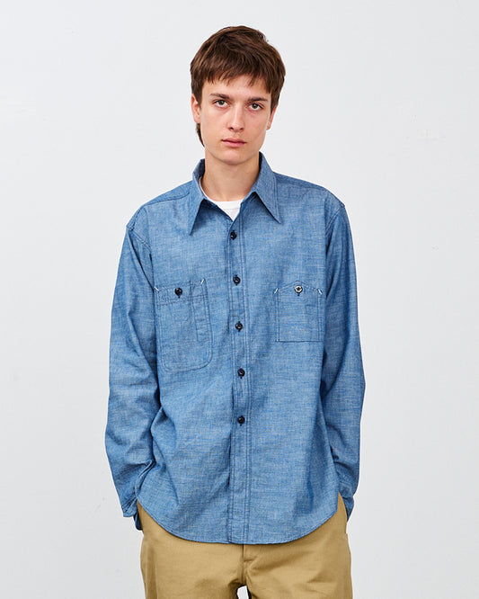 Y1942  CHAMBRAY SHIRT - INDIGO