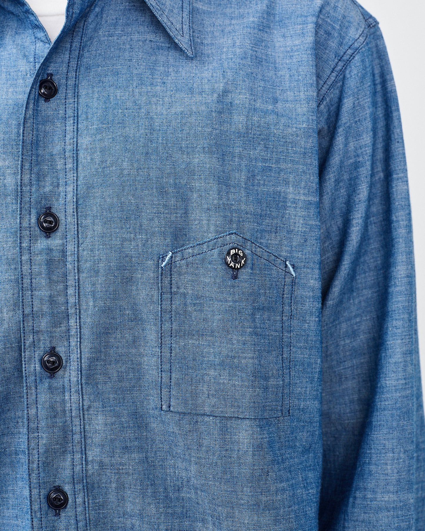 Y1942  CHAMBRAY SHIRT - INDIGO