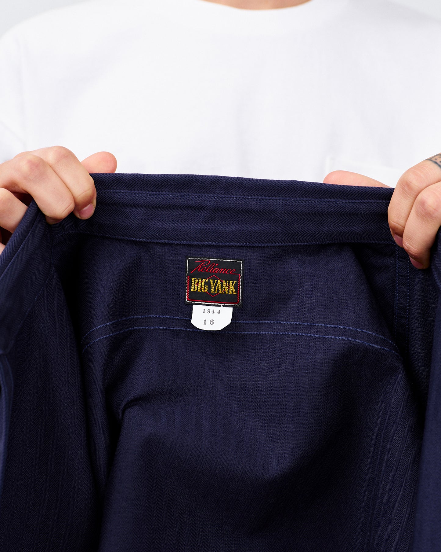 Y1944 HBT SHIRT- NAVY