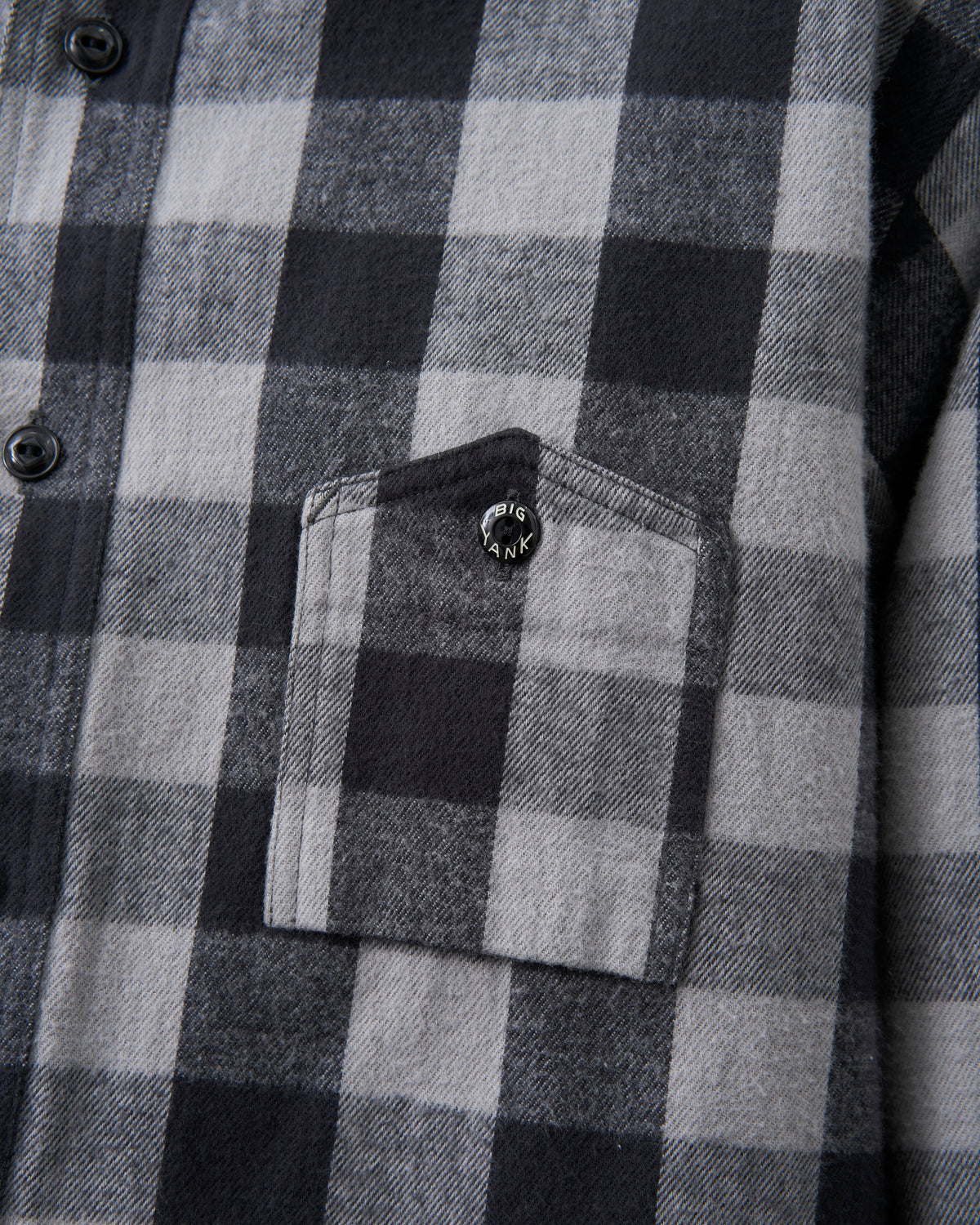 BIG YANK Y1945 SHIRTS FLANNEL BROCK CHECK GRAY