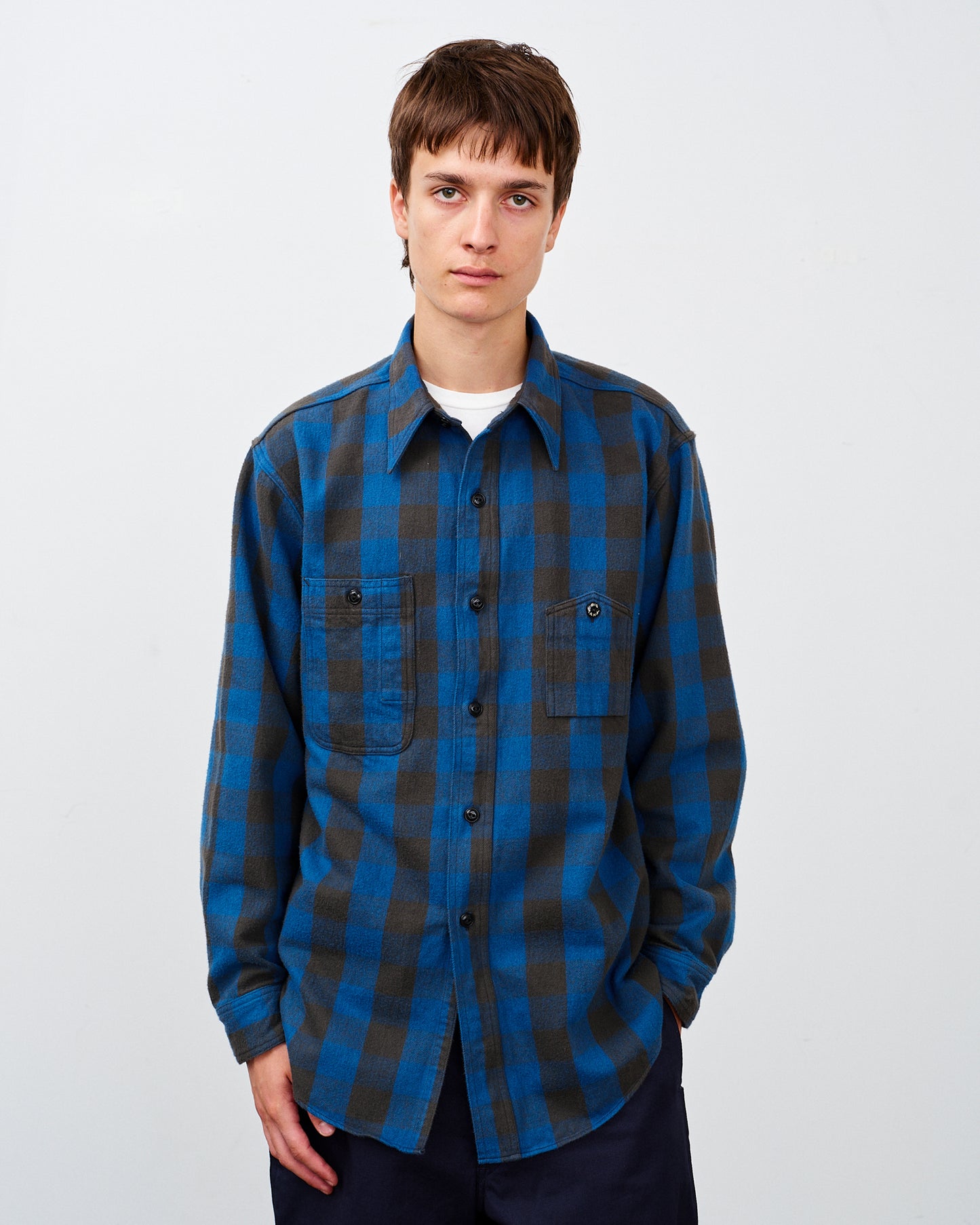 Y1945 FLANNEL SHIRT BLOCK CHECK