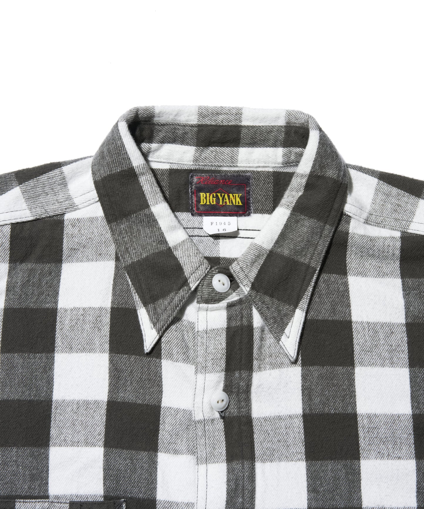 Y1945 FLANNEL SHIRT BLOCK CHECK