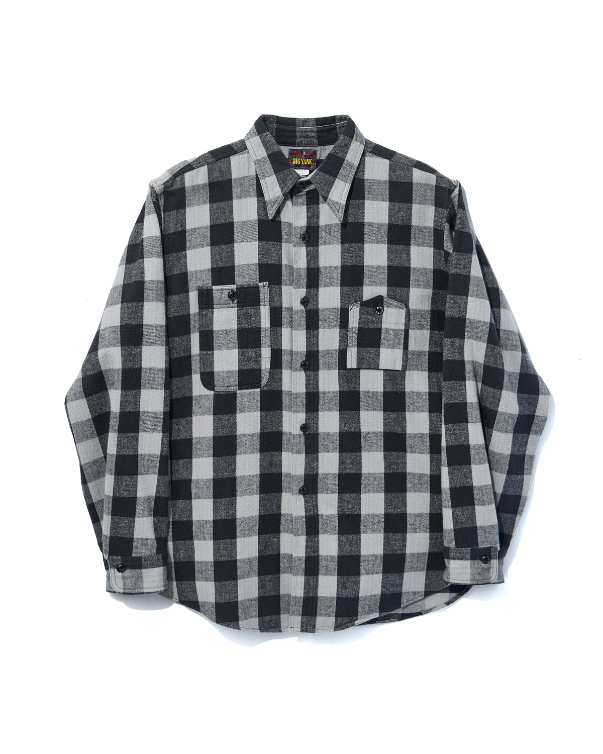 BIG YANK Y1945 SHIRTS FLANNEL BROCK CHECK GRAY
