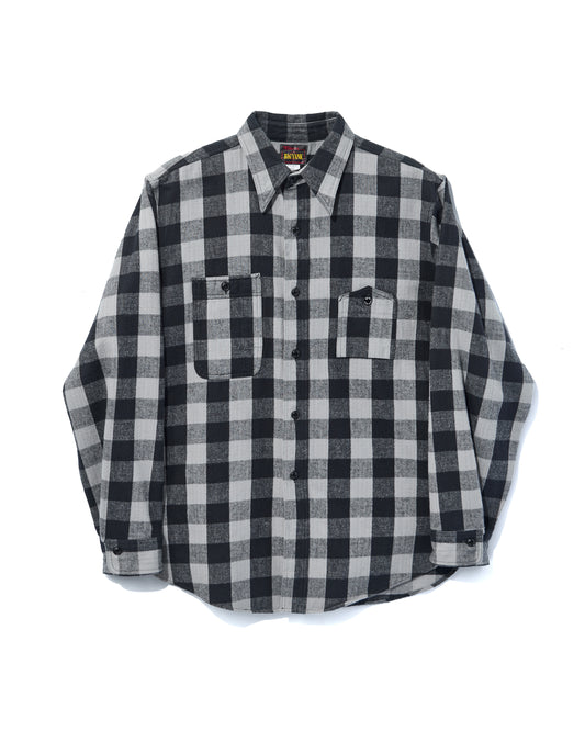 BIG YANK Y1945 SHIRTS FLANNEL BROCK CHECK GRAY