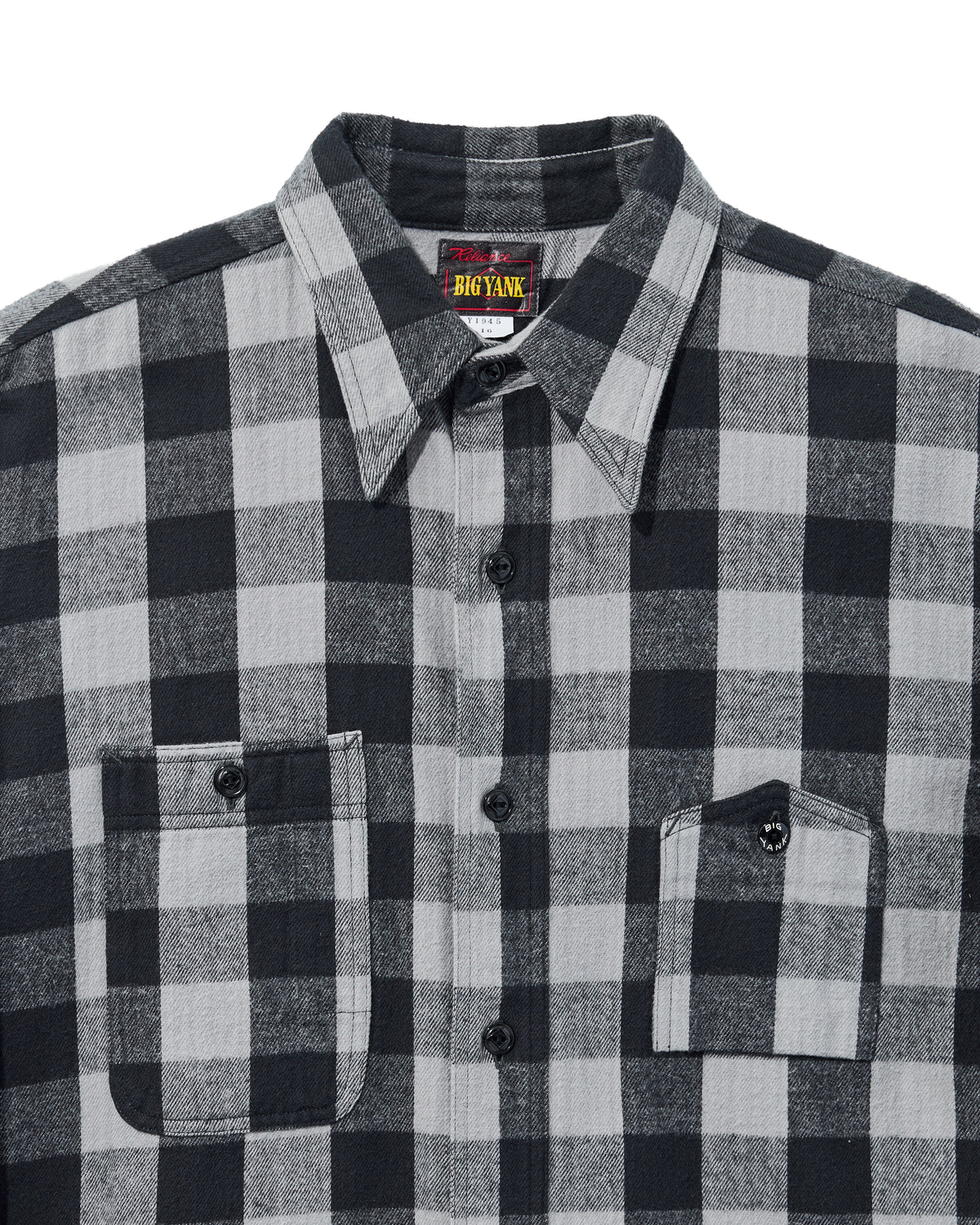 BIG YANK Y1945 SHIRTS FLANNEL BROCK CHECK GRAY