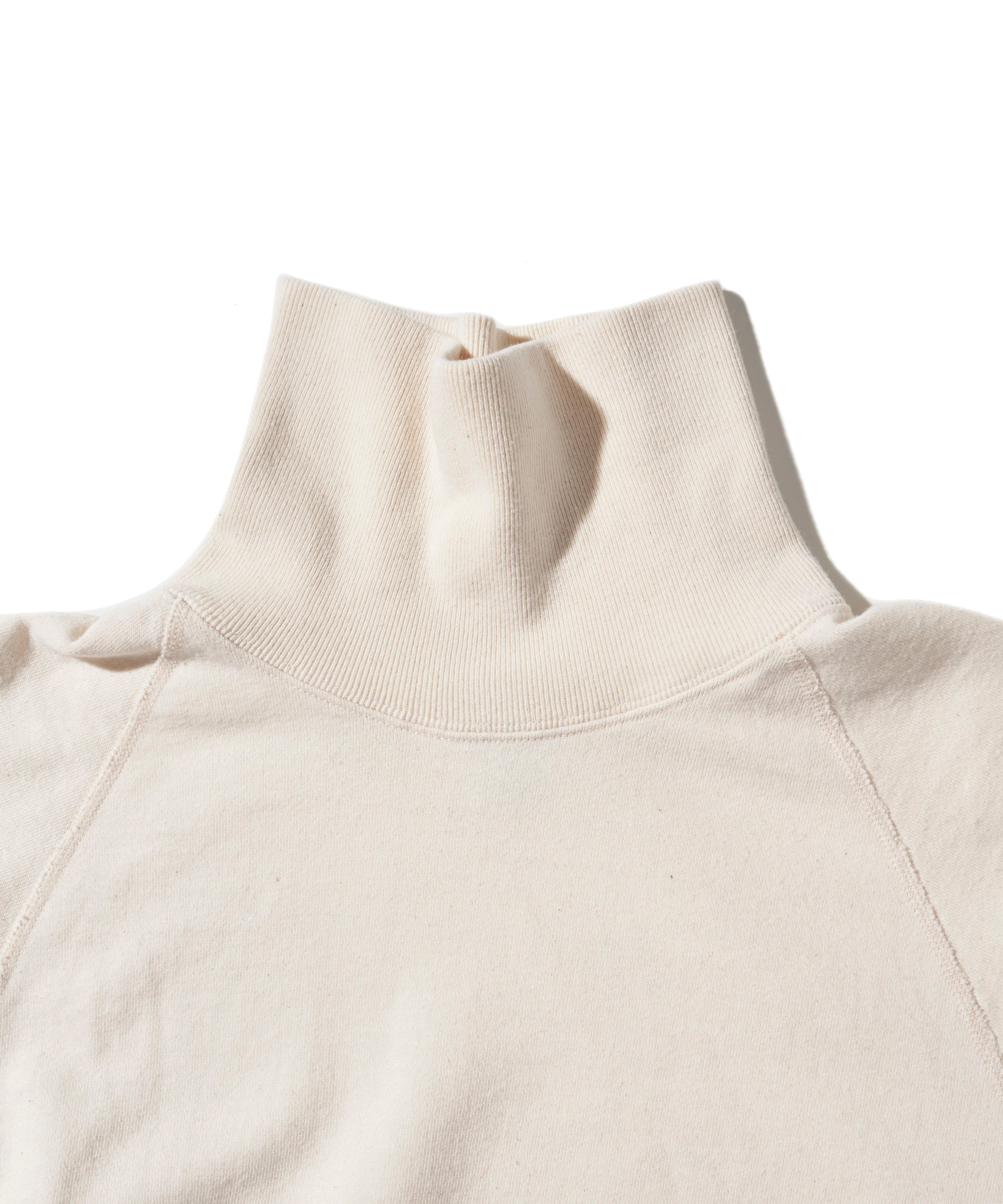 Sweat Raglan Turtle Neck